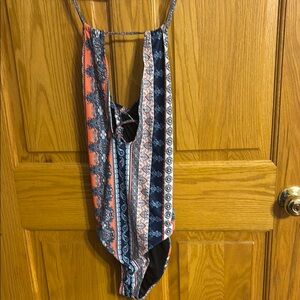 Colorful Patterned Swimsuit